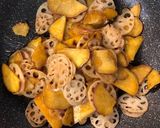 簡単♪さつま芋と蓮根の金平【常備菜】作り方4写真