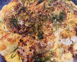 餅入りネギお好み焼き★作り方6写真