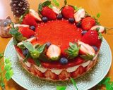 クリスマスに♡苺のレアチーズケーキ✨作り方20写真