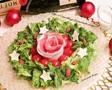 クリスマスリースサラダ（２０１９）作り方4写真