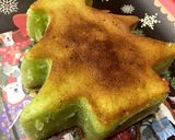 クリスマスツリーのパンケーキ作り方8写真
