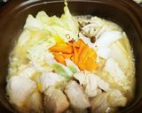 【薬膳】ごま香る味噌仕立て簡単ピリ辛鍋作り方10写真