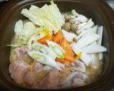 【薬膳】ごま香る味噌仕立て簡単ピリ辛鍋作り方9写真