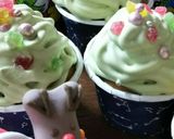 ひと口でｸﾘｽﾏｽﾂﾘｰｶｯﾌﾟｹｰｷ作り方3写真