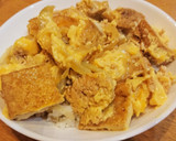 厚揚げ卵とじ　丼でも作り方9写真
