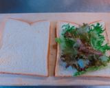 お腹いっぱい！朝食に（ヒレ）カツサンド作り方3写真