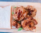 お腹いっぱい！朝食に（ヒレ）カツサンド作り方5写真