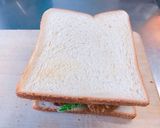 お腹いっぱい！朝食に（ヒレ）カツサンド作り方7写真
