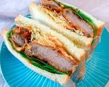 お腹いっぱい！朝食に（ヒレ）カツサンド作り方9写真