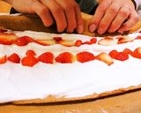 男子飯 クリマスケーキ ブッシュドノエル作り方10写真
