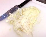 キャベツと長ネギの焼きうどん作り方3写真