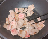 キャベツと長ネギの焼きうどん作り方5写真