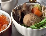 柚子胡椒鍋スープ あり合わせ朝食作り方1写真