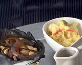 柚子胡椒鍋スープ あり合わせ朝食作り方3写真