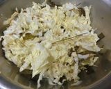 さっぱりヤミツキ♪白菜のわさび海苔サラダ作り方1写真