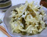 さっぱりヤミツキ♪白菜のわさび海苔サラダ作り方2写真