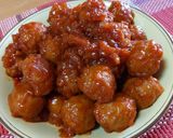 ミートボール（肉団子）ケチャップ煮炒め作り方19写真