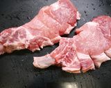 簡単！クリスマスポーク☆蒸し揚げ作り方1写真