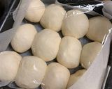 カボチャとあんこのWちぎりパン作り方5写真