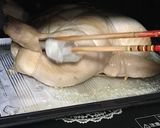 パンを詰める★絶品ローストチキン丸鶏♪作り方10写真