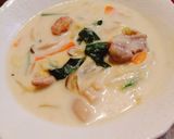 白菜と鶏肉のクリームスープ作り方9写真