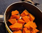 かぼちゃと豚バラの甘煮作り方1写真