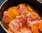 かぼちゃと豚バラの甘煮作り方2写真