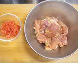 たこ焼き粉と紅生姜でつくる鶏唐揚げ作り方2写真