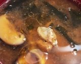 簡単！椎茸とシーフード香るお味噌汁作り方9写真