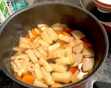 香る柚子がたまらない！お雑煮風　簡単煮物作り方3写真