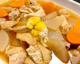 香る柚子がたまらない！お雑煮風　簡単煮物作り方5写真