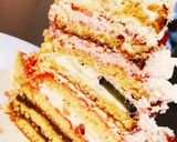 プリンセスのための4段ケーキ作り方8写真