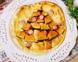 クリスマスに☆簡単パンプキンツリーピザ作り方4写真