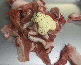 手軽に・豚切り落とし肉で一口かつ作り方1写真