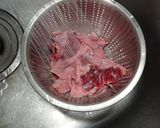 牛スジおろしポン酢作り方1写真