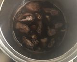 鶏レバーの赤ワイン煮作り方4写真