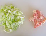 焦がしネギ油香る♪ネギ塩焼ビーフン作り方2写真
