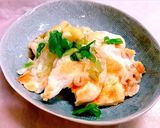 超簡単！薄切り鶏むね肉のねぎポン酢作り方5写真