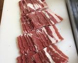 牛肉とキノコの和風パスタ作り方1写真