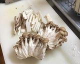 牛肉とキノコの和風パスタ作り方2写真