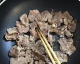 牛肉とキノコの和風パスタ作り方4写真