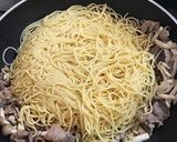 牛肉とキノコの和風パスタ作り方5写真