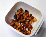 レンジで簡単☆カボチャのゆかり和え作り方3写真