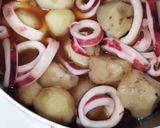 サトイモとイカの煮物作り方5写真