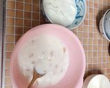 余った生クリーム(ホイップ済)フルーチェ作り方3写真