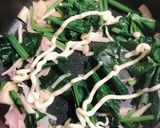 小鉢☆えのきとほうれん草のマヨぽん炒め作り方2写真