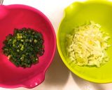 やきとり缶で簡単ネギたっぷりチャーハン！作り方2写真
