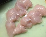鶏ササミのカレーパン粉焼き作り方1写真