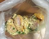 鶏ササミのカレーパン粉焼き作り方3写真