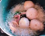 染みてる✨レンチン里芋と焼きイカの煮物作り方6写真
